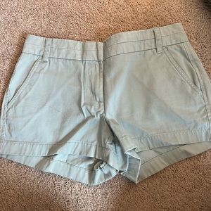 Light blue J.Crew chino shorts